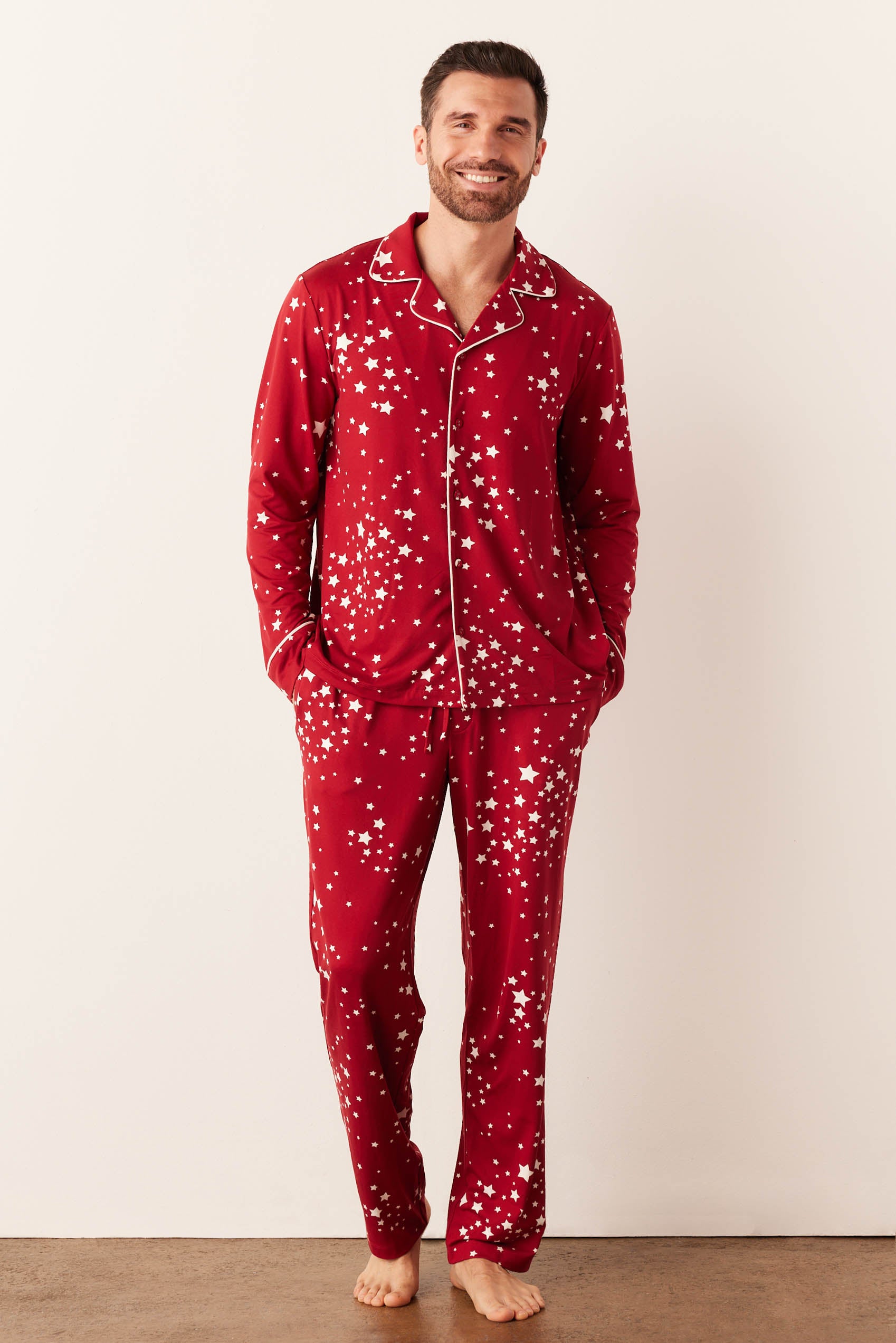 Noah Cloud Jersey PJ Set Stars