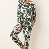 Shari PJ Set | Emerald Floral