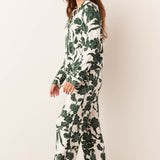 Winter PJ Set | Emerald Floral