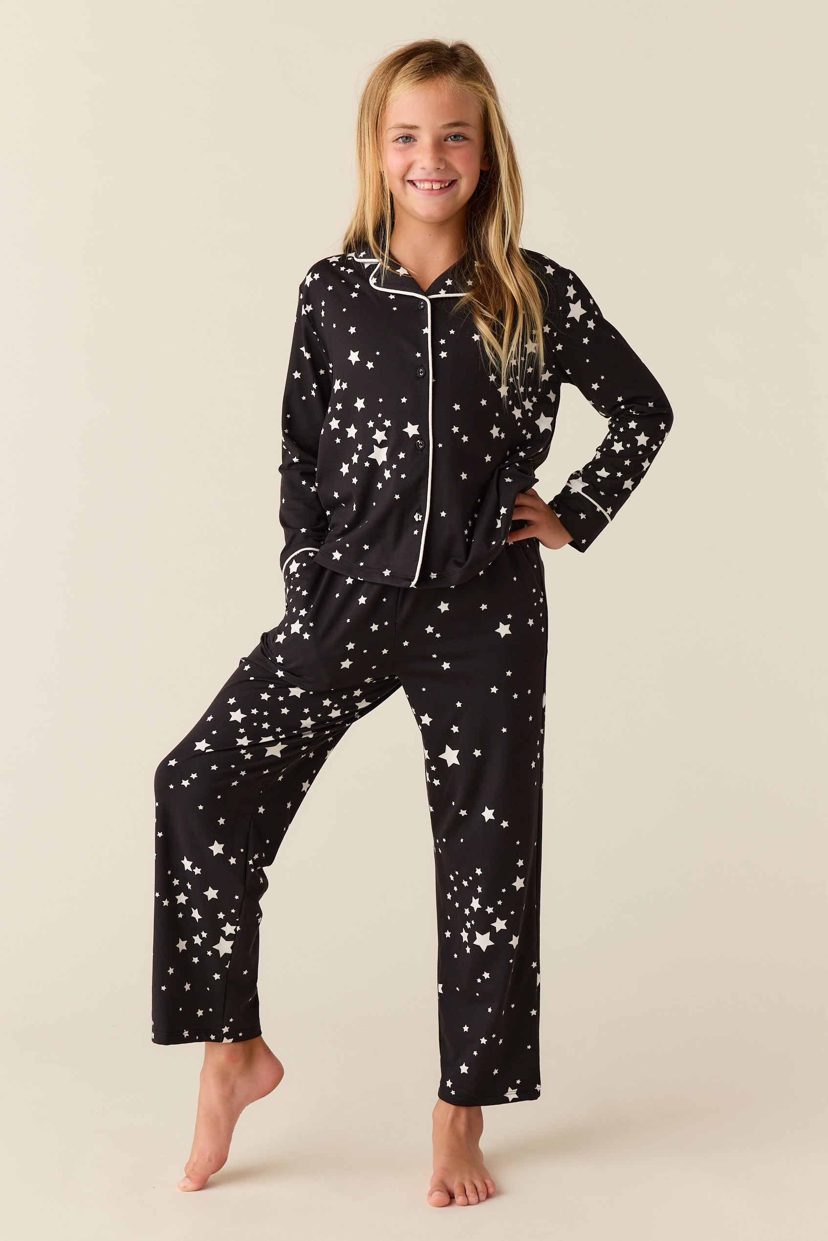 Alex Cloud Jersey Tween PJ Set Stars