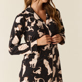 Kara Cloud Jersey Boyfriend Shirt in Zodiac