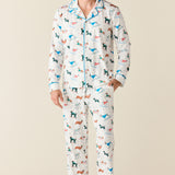 Noah Cloud Jersey PJ Set in Aprés Pups