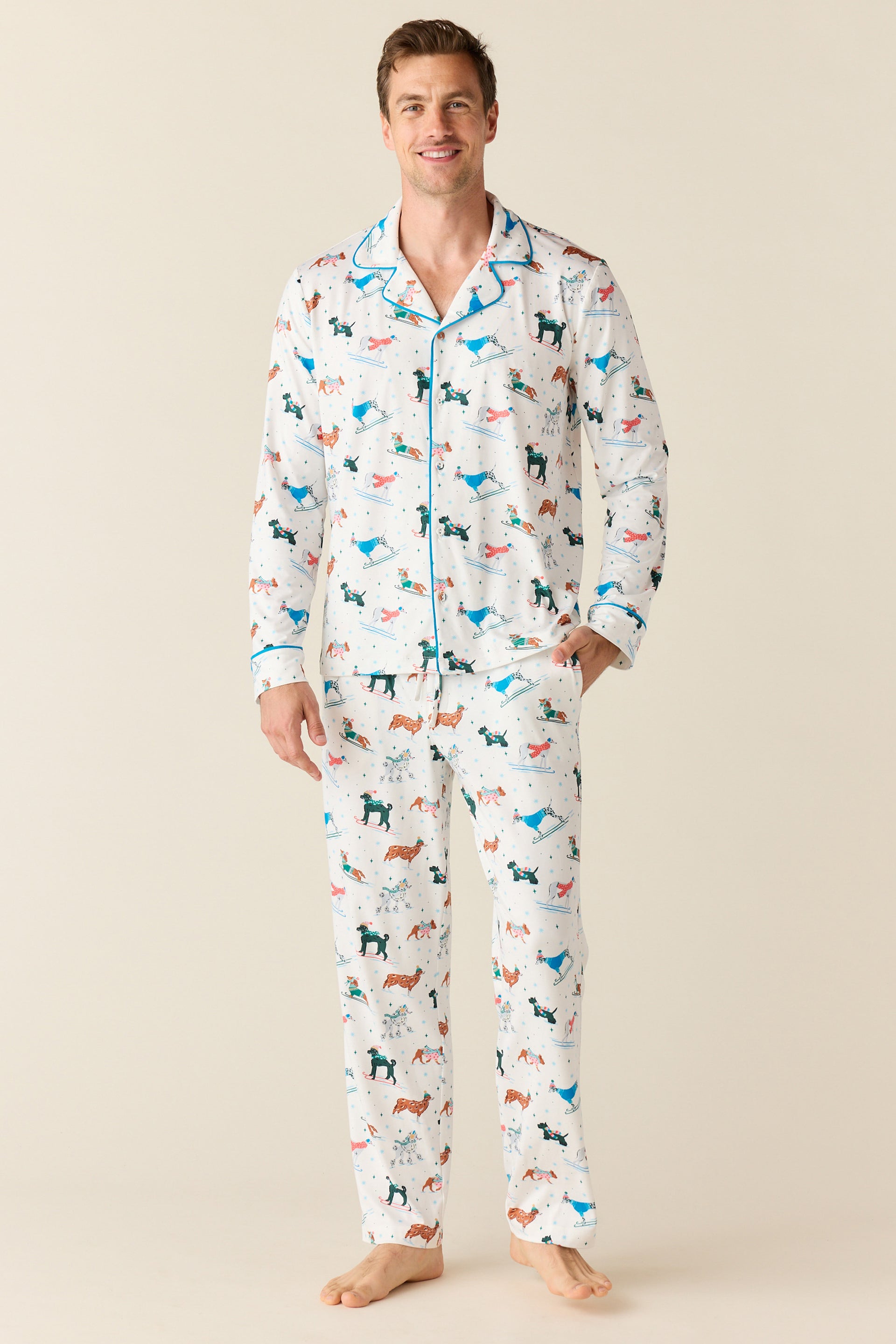 Noah Cloud Jersey PJ Set Aprés Pups