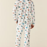 Noah Cloud Jersey PJ Set in Aprés Pups