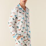 Noah Cloud Jersey PJ Set in Aprés Pups
