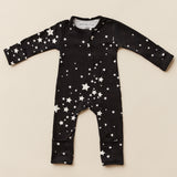 Ryder Cloud Jersey One Piece in Black Stars