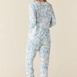 Shari Cloud Jersey PJ Set in Winter Bows