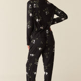 Shari Cloud Jersey PJ Set in Sleepy Panda