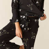 Shari Cloud Jersey PJ Set in Sleepy Panda