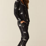 Winter Cloud Jersey PJ Set in Sleepy Panda