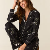 Winter Cloud Jersey PJ Set in Sleepy Panda