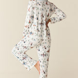Winter Cloud Jersey PJ Set in Winter Break Pups