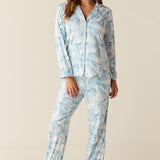 Winter Cloud Jersey PJ Set in Winter Bows