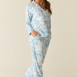 Winter Cloud Jersey PJ Set in Winter Bows