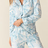 Winter Cloud Jersey PJ Set in Winter Bows