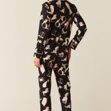 Winter Cloud Jersey PJ Set in Zodiac