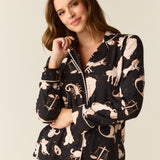 Winter Cloud Jersey PJ Set in Zodiac