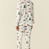 Adam Cloud Jersey Henley Set in Jolly Pups