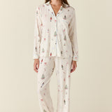 Aria TENCEL™ Lyocell Long PJ Set in Nutcracker