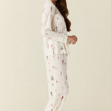 Aria TENCEL™ Lyocell Long PJ Set in Nutcracker
