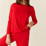 Grace TENCEL™ Lyocell PJ Set in Red