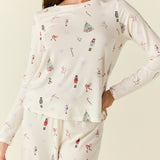 Grace TENCEL™ Lyocell PJ Set in Nutcracker