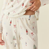 Grace TENCEL™ Lyocell PJ Set in Nutcracker