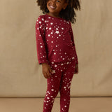 Hunter Cloud Jersey Kids Set in Ruby Stars