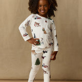 Hunter Cloud Jersey Kids Set in Jolly Pups