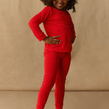 Remy TENCEL™ Lyocell Kids Set in Red