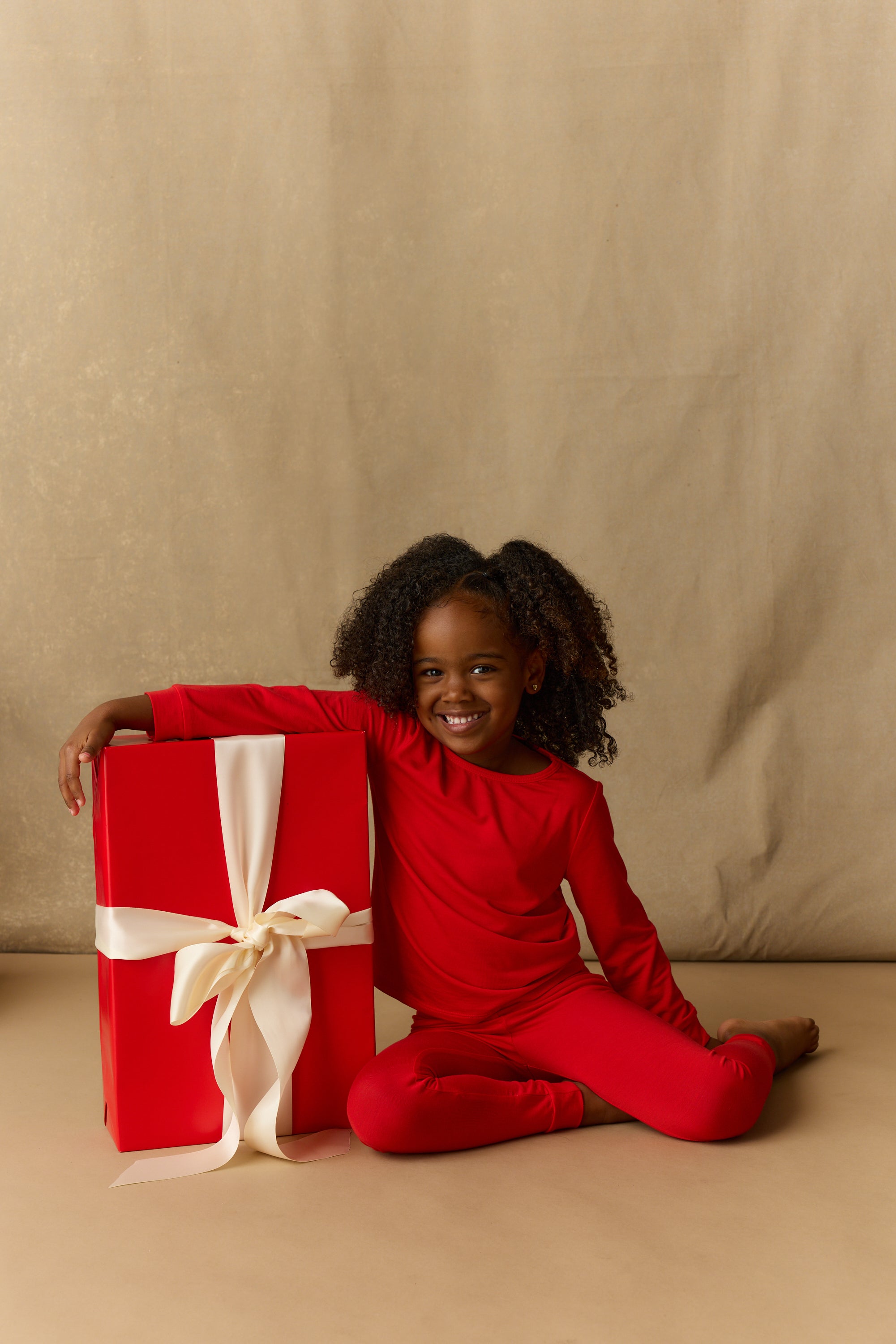 Remy TENCEL™ Lyocell Kids Set in Red