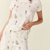 Olivia TENCEL™ Lyocell PJ Set in Nutcracker