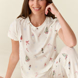 Olivia TENCEL™ Lyocell PJ Set in Nutcracker