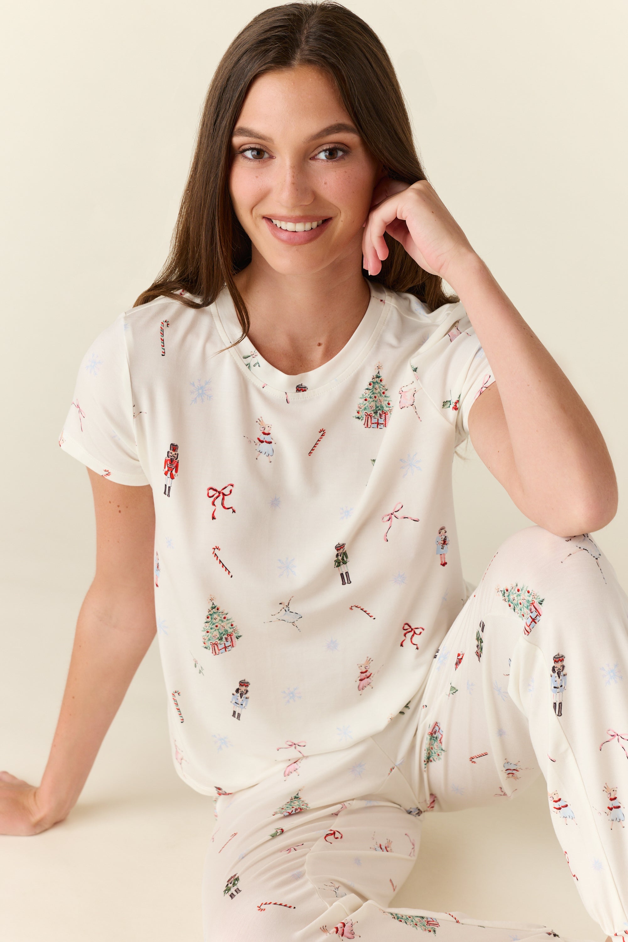 Olivia TENCEL™ Lyocell PJ Set in Nutcracker