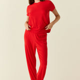 Olivia TENCEL™ Lyocell PJ Set in Red