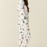 Shari Cloud Jersey PJ Set in Jolly Pups