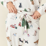 Shari Cloud Jersey PJ Set in Jolly Pups