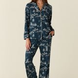 Winter Cloud Jersey PJ Set in Winter Toile