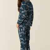 Winter Cloud Jersey PJ Set in Winter Toile