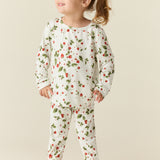 Hunter Cloud Jersey Kids Set in Strawberry Bliss