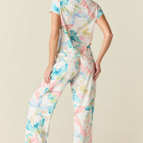 Isla Cloud Jersey PJ Set in Butterfly Bloom