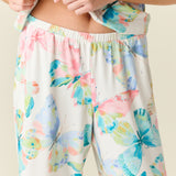 Isla Cloud Jersey PJ Set in Butterfly Bloom