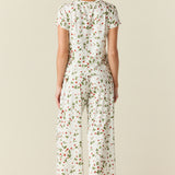 Isla Cloud Jersey PJ Set in Strawberry Bliss