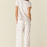 Isla Cloud Jersey PJ Set in Spa Day