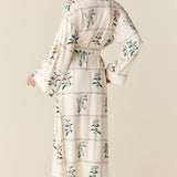 Kaia Cloud Jersey Kimono Robe in Rosehill
