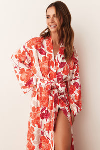 KAIA KIMONO ROBE | POSITANO FLORAL