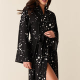 Kaia Kimono Robe | Black Stars