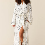 Kaia Kimono Robe | White Stars