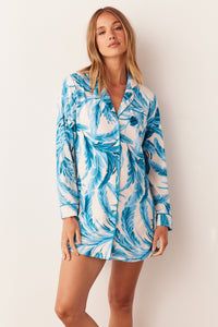 KARA BOYFRIEND SHIRT | AZURE PALMS