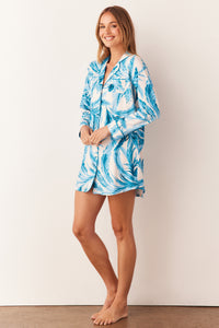 KARA BOYFRIEND SHIRT | AZURE PALMS